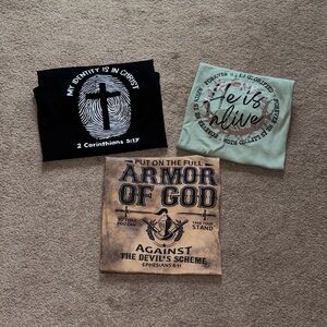 Christian Graphic T-Shirts Set